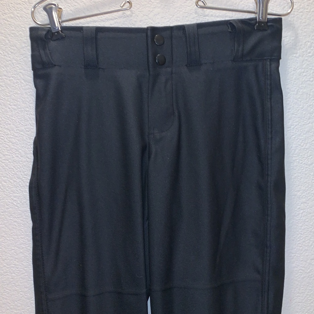 A4 woman’s black capri softball baseball pants - Picture 2 of 6
